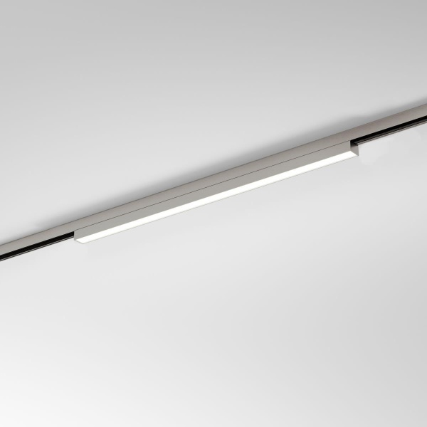 Трековый светильник 12W 4000K никель Elektrostandard 85526/01_система Лайн a072701