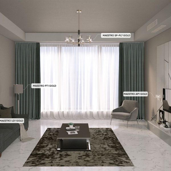 Бра Crystal Lux Maestro AP1 Gold