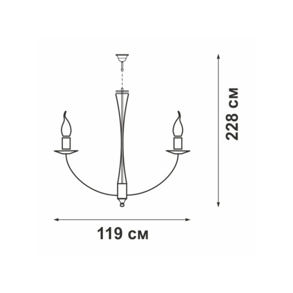 Подвесная люстра Vitaluce V3295-7/20+10