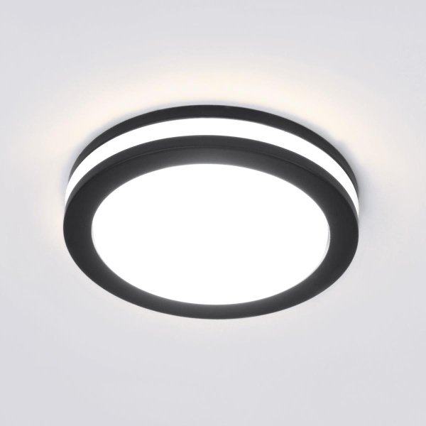 Встраиваемый светодиодный светильник Elektrostandard DSKR80 5W 4200K черный a049707