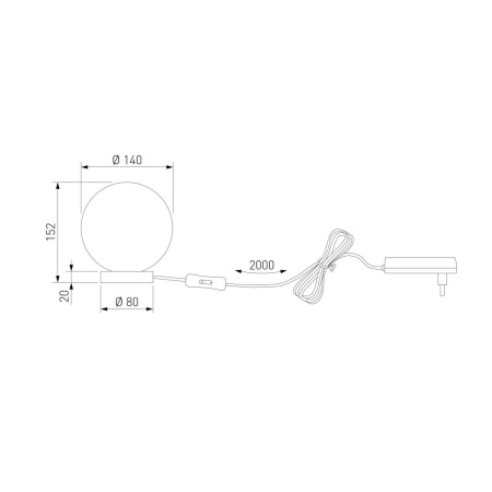Настольная лампа Bogates Crystall 1_102 a072034