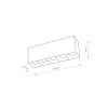 Накладной светильник Nowodvorski Midi Led White 10052