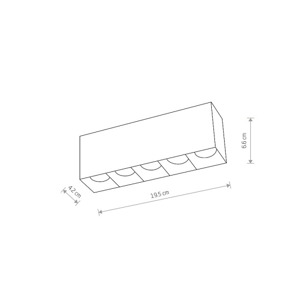 Накладной светильник Nowodvorski Midi Led Black 10055