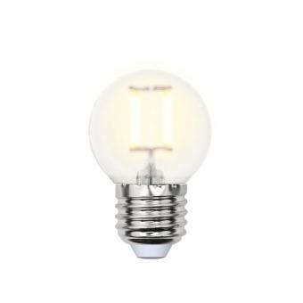 Лампа светодиодная (UL-00000302) Е27 6W 3000K матовая LED-G45-6W/WW/E27/FR PLS02WH