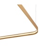 Подвесной светодиодный светильник Italline IT013-6024 gold 3000K