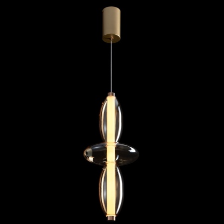 Подвесной светодиодный светильник Crystal Lux Quasar SP14W Led Amber