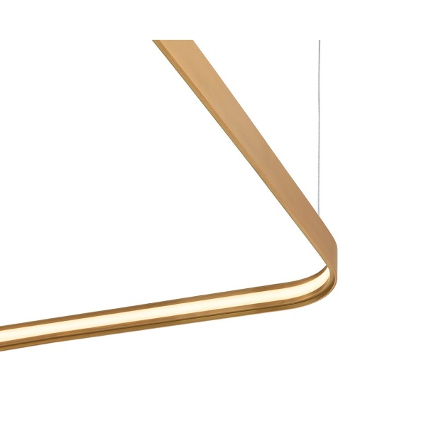 Подвесной светодиодный светильник Italline IT013-6024 gold 3000K