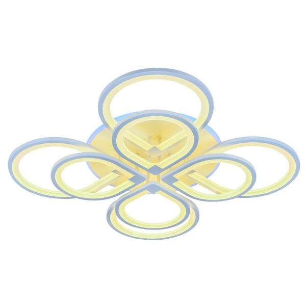 Потолочная светодиодная люстра Profit Light 8000/4+4 WHT