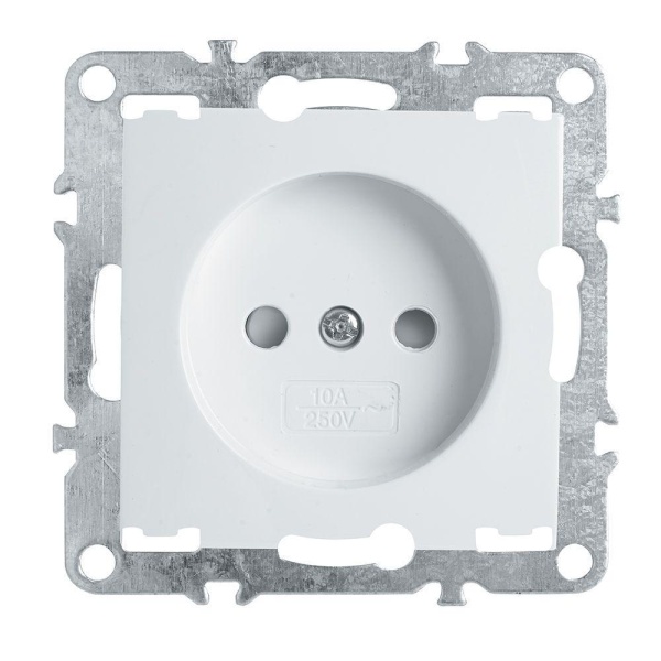 Розетка Feron Stekker Эрна б/з 10A 250V с защитной шторкой белый PST10-9109-01 39316 Розетка Feron Stekker Эрна б/з 10A 250V с защитной шторкой белый PST10-9109-01 39316