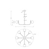 Подвесная люстра Maytoni Rendez-Vous MOD109PL-08BS
