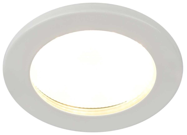 Встраиваемый светильник влагозащищенный ЭРА KL95 WH SET 5 под лампу GX53 IP44 белый набор 5 шт Б0070922