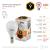 Лампа светодиодная ЭРА E14 9W 2700K матовая LED P45-9W-827-E14