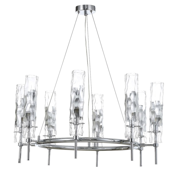 Подвесная люстра Crystal Lux Primavera SP8 Chrome