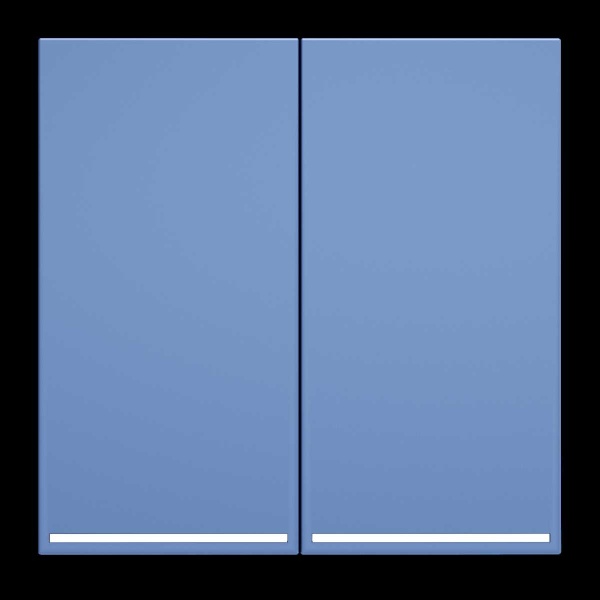 Клавиши для выключателя/переключателя двухклавишного с подсветкой, S70 (деним) Voltum VLS000415