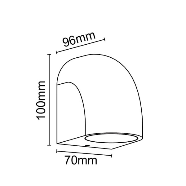 Настенный уличный светильник Mantra BALDY 9111