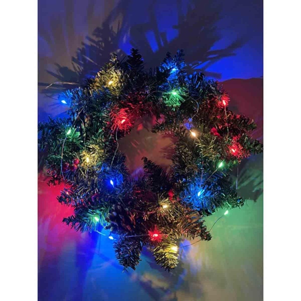 Светодиодная гирлянда ЭРА нить AA разноцветная ENIN-2M Б0041983