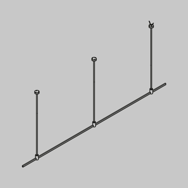 Основание Long для трековых светильников Maytoni Technical Flarity TFC-Flar-L01-BS