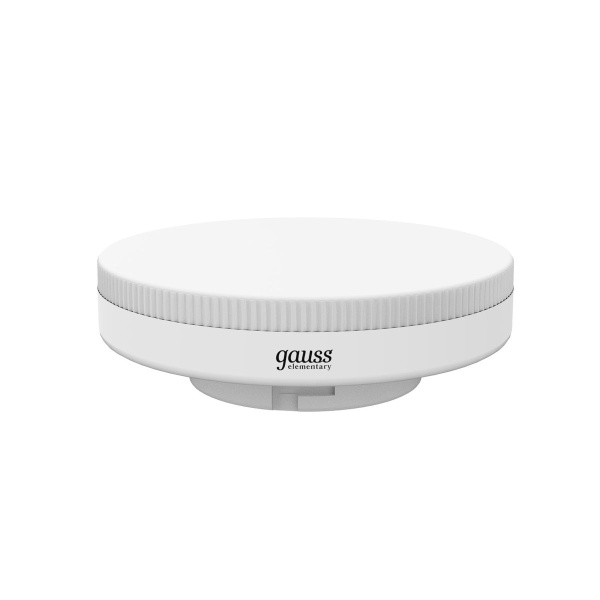 Лампа Gauss Elementary GX53 10W 720lm 4100K 5 шт/уп LED 1/20 84820V