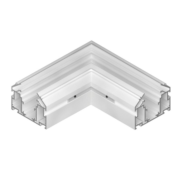 Соединитель для трека UNO под гарпун горизонтальный угловой Lightstar Uno Pro 509406