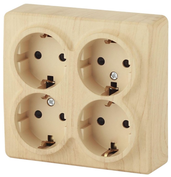 Розетка ЭРА Эксперт 4х2P E со шторками Schuko 16A 250V 11-2211-11 Б0020711 Розетка ЭРА Эксперт 4х2P E со шторками Schuko 16A 250V 11-2211-11 Б0020711