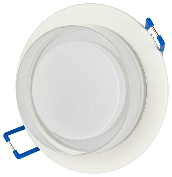 Светильник встраиваемый декоративный ЭРА DK107 WH под лампу MR16 GU5.3 белый Б0058396