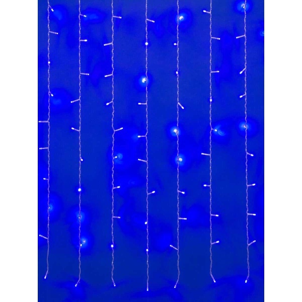 Светодиодная гирлянда Uniel занавес 220V синий ULD-C1510-160/DTA Blue IP20 UL-00006420