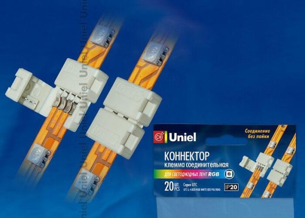 Набор клемм Uniel UTC-L-4/B20-RGB White 020 Polybag 06607 Набор клемм Uniel UTC-L-4/B20-RGB White 020 Polybag 06607