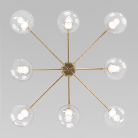 Потолочная люстра Eurosvet Magma 60175/8 латунь