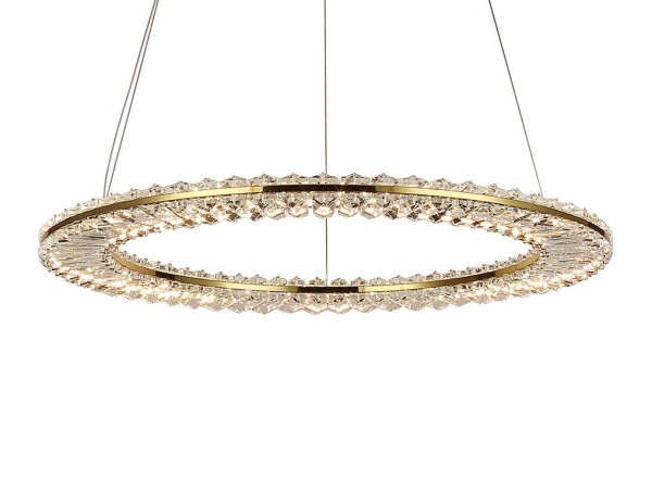 Подвесной светодиодный светильник Newport 8240 8241/600 gold new М0066845