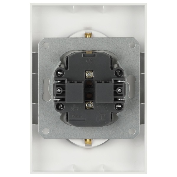 Розетка ЭРА Arktik 16-2104-04 двойная с заземлением 2X2P+E Schuko 16А-250В шампань Б0070447
