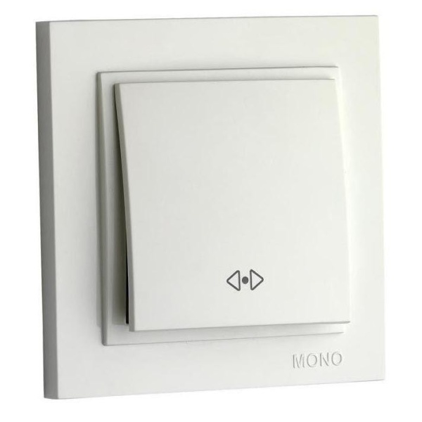 Выключатель Mono Electric Despina одноклавишный перекресный жемчуг 102-252525-112 Выключатель Mono Electric Despina одноклавишный перекресный жемчуг 102-252525-112