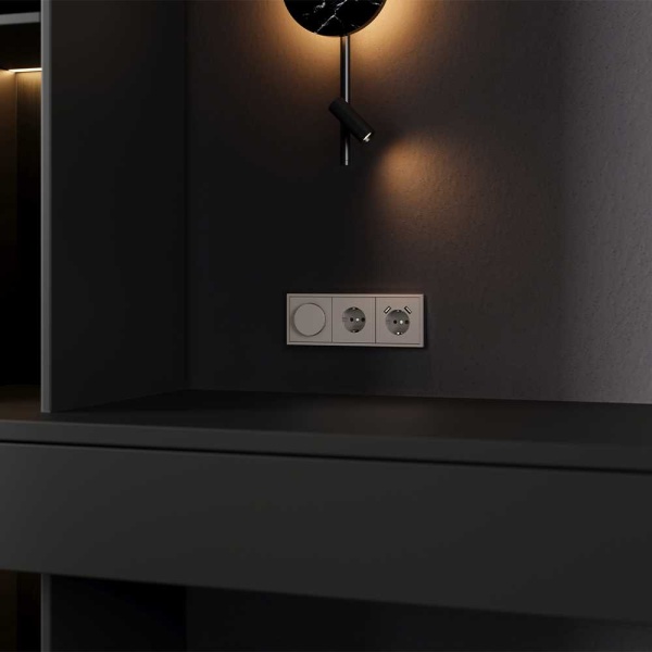 Накладка для светорегулятора поворотно-нажимного, S70 (капучино) Voltum VLS002014