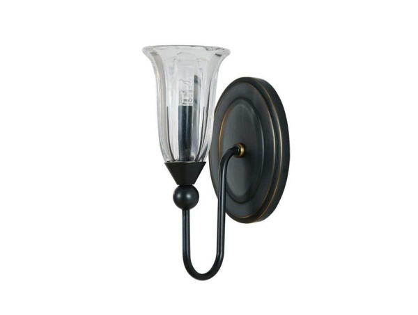 Бра NEWPORT 3711/A black+gold