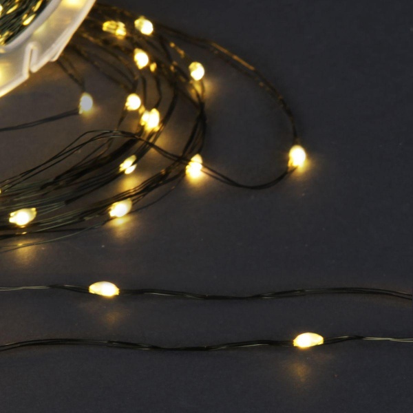 Cветодиодная гирлянда Sneha нить 5V теплый белый настраиваемый контроллером A-929 WW