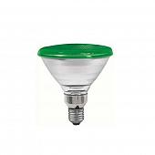 Лампа накаливания рефлекторная PAR38 Е27 80W конус зеленый 27283