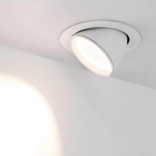 Встраиваемый светодиодный светильник Arlight LTD-Explorer-R130-20W Warm3000 024031 Встраиваемый светодиодный светильник Arlight LTD-Explorer-R130-20W Warm3000 024031