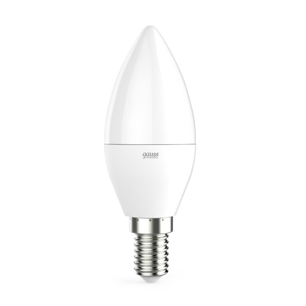 Лампа светодиодная Gauss E14 8W 6500K матовая 33138