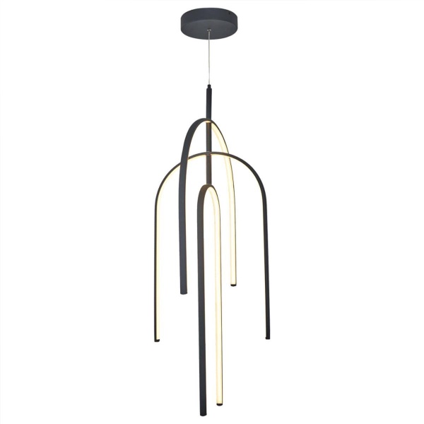 Люстра подвесная Alfa Light F3024-27 BLACK