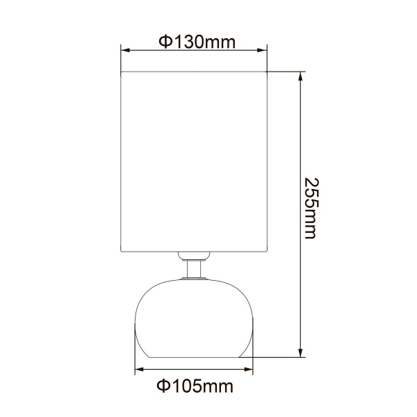 Настольная лампа Uniel UML-B307 E14 Gold/Copper UL-00012424