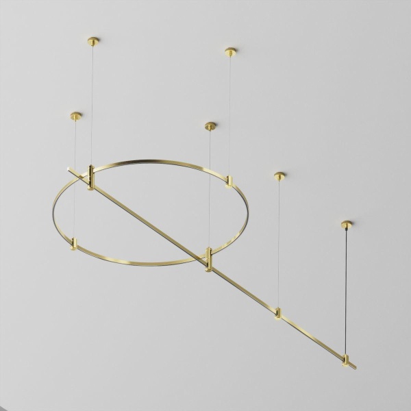 Основание на тросовых подвесах Hang для трековых светильников Maytoni Technical Flarity TFC-Flar-H05-BS