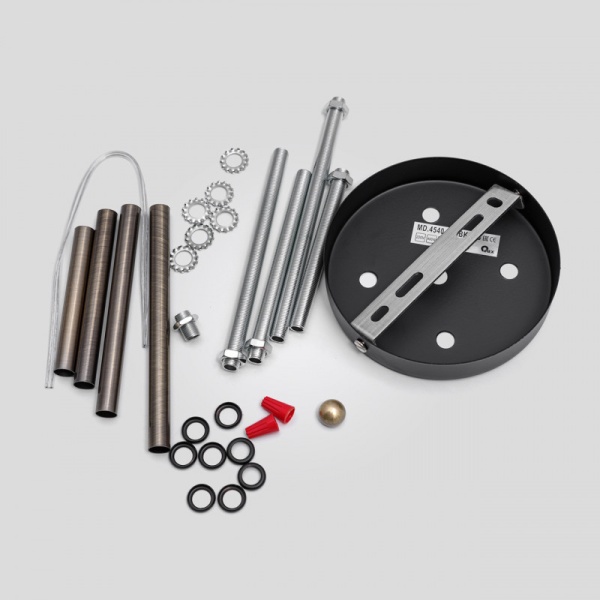 Потолочная люстра IMEX MD.4540-8-S BK+AB