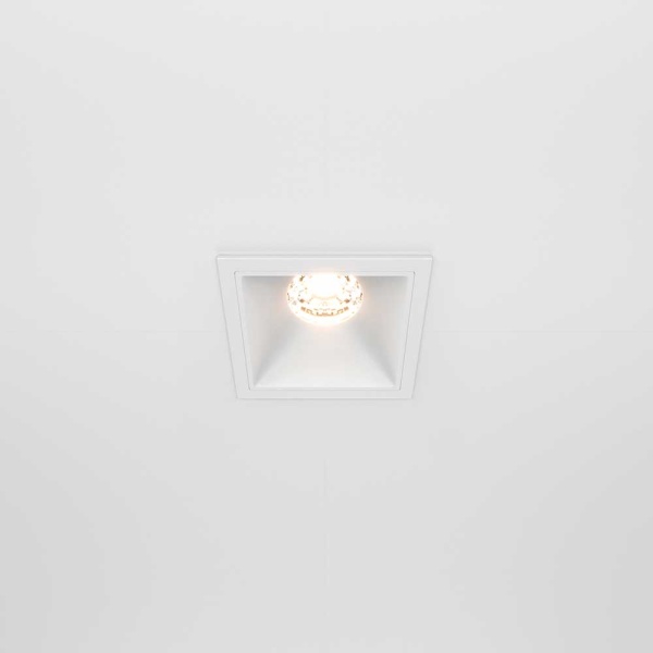 Встраиваемый светильник Maytoni Alfa LED DL043-01-10W3K-SQ-W