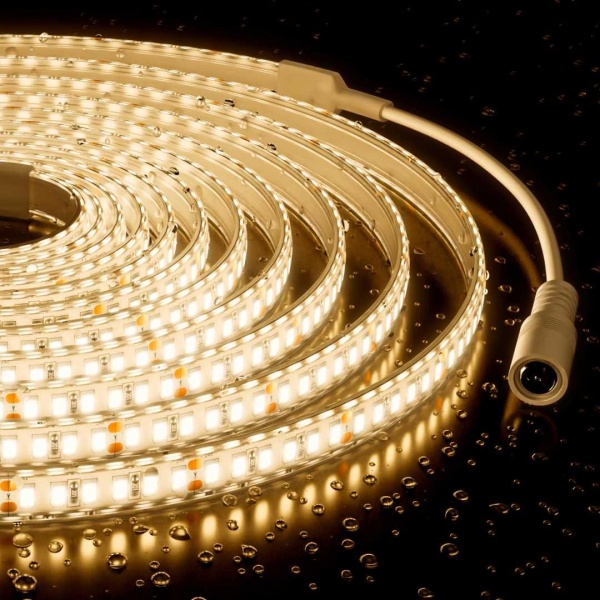 Светодиодная лента Apeyron 12W/m 180LED/m 2835SMD теплый белый 5M 00-447