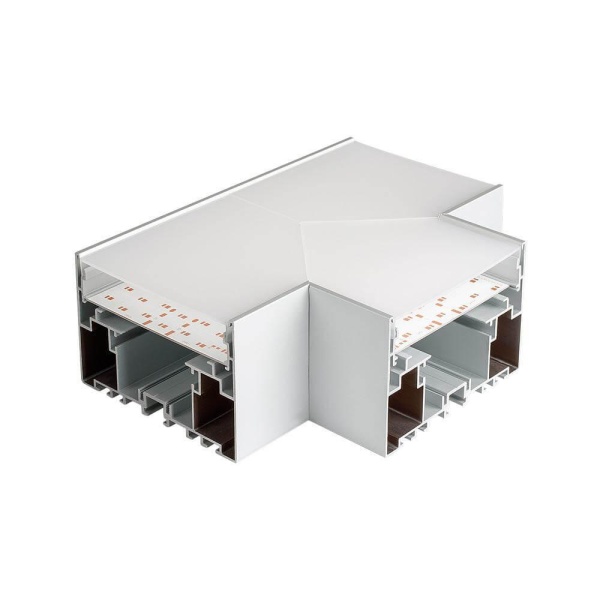 Коннектор T-образный Arlight S2-Line-10570-T90 тройной 021270 Коннектор T-образный Arlight S2-Line-10570-T90 тройной 021270
