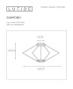 Потолочный светильник Lucide Diamond 73107/52/02