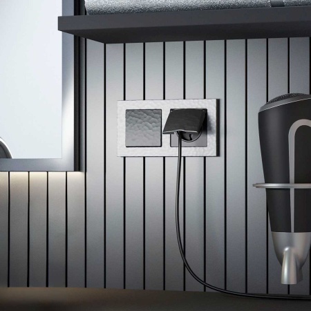 Клавиша Werkel Hammer для выключателя перекрестного черный W1219008 4690389162220