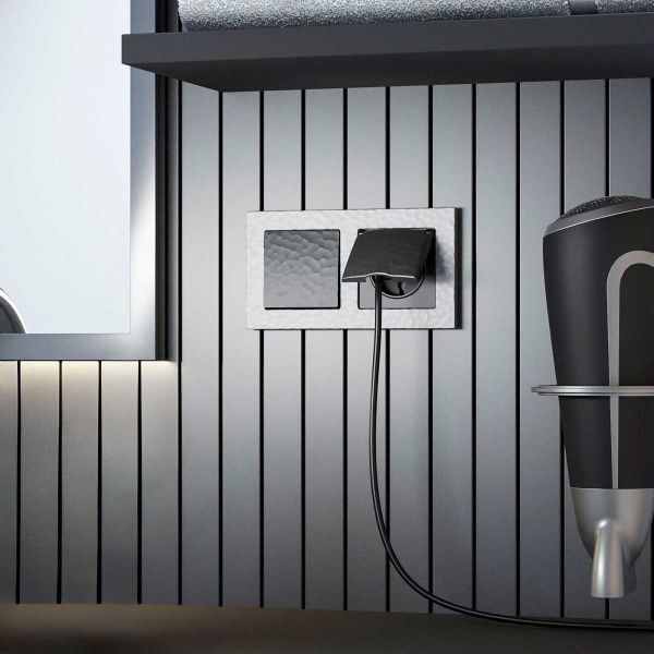 Клавиша Werkel Hammer для выключателя перекрестного черный W1219008 4690389162220