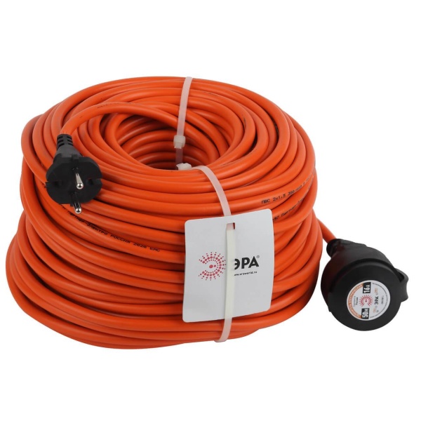 Удлинитель силовой ЭРА UPx-1-2x1.5-50m-IP44 Б0046809 Удлинитель силовой ЭРА UPx-1-2x1.5-50m-IP44 Б0046809