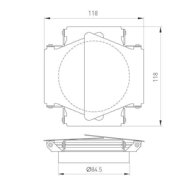 Шторки кашетирующие Arlight LGD-Barndoors-R85 046761