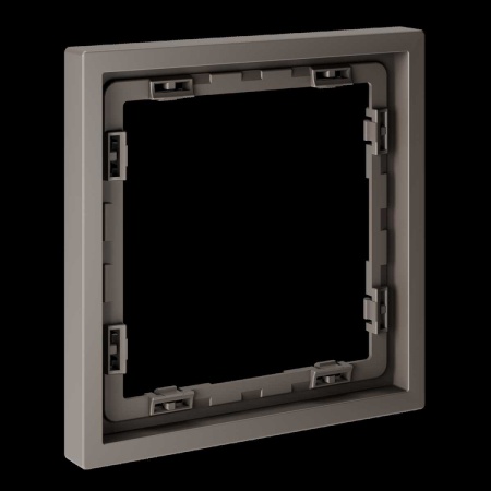 Рамка пластиковая S70 на 1 пост, (капучино) Voltum VLS100114